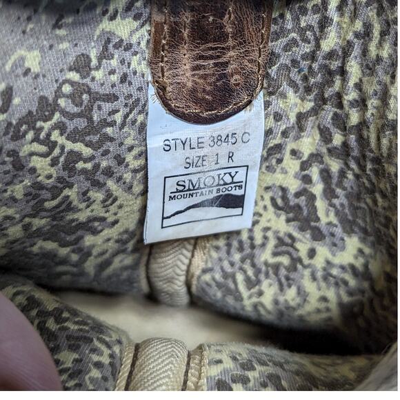 Smokey Mountain Girl's Brown Marilyn Western Square Toe 3845C Youth Size 1R - Picture 5 of 6